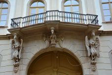 Megújult a kolozsvári Bánffy-palota hátsó homlokzata