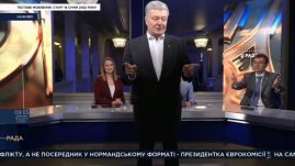 Élő tévéadásban rendezett botrányt Petro Porosenko volt ukrán elnök