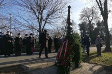 A forradalom egyetlen magyarországi áldozatára emlékeztek Aradon