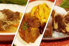 Ököruszály leves, bőrös sertéscomb sütőben és kuglóf karácsonyra 