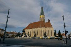 Karácsonyra megnyitották a felújítás alatt levő kolozsvári Szent Mihály plébániatemplomot