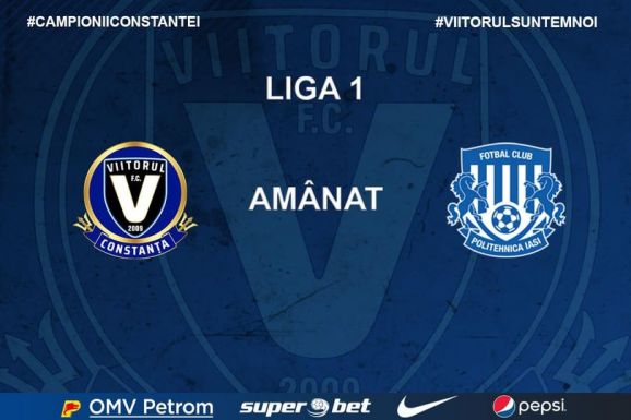 Liga 1: második nekifutásra se tudták befejezni a FC Viitorul-Poli Iași mérkőzést