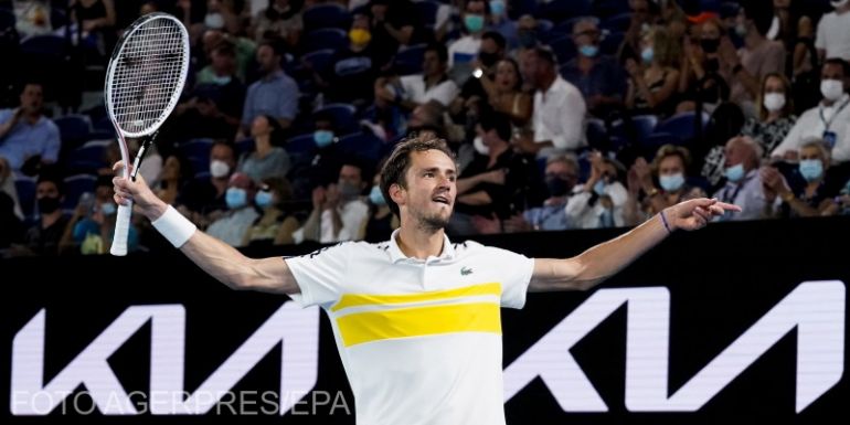 Australian Open: pályafutása második Grand Slam-döntőjére készülhet Danyiil Medvegyev