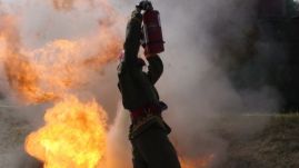 Tűz ütött ki a Nagyváradi Egyetem egyik felújítás alatt álló épületében