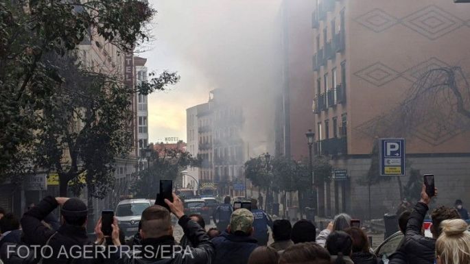 FRISSÍTVE – Összedőlt egy épület Madrid belvárosában, legkevesebb ketten meghaltak