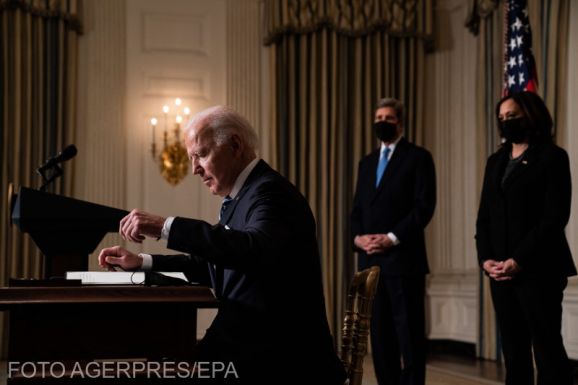 Joe Biden nagyszabású klímavédelmi rendeleteket írt alá
