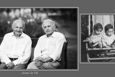 Többtucatnyi ikerpárról készült fotósorozat Csernátonban: idős és újszülött testvérek is kamera elé álltak