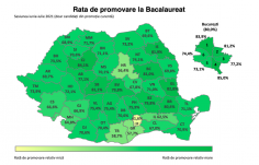 Érettségi: mutatjuk a sikeresen vizsgázók megyénkénti arányát
