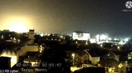 Kamera rögzítette az Azomureșnél történt robbanásokat