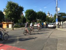 A kerékpáros közlekedés hiányosságaira hívták fel a figyelmet Marosvásárhelyen