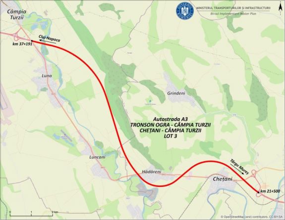 Versenytárgyalást hirdettek a Maroskece–Aranyosgyéres sztrádaszakasz munkálatainak befejezésére