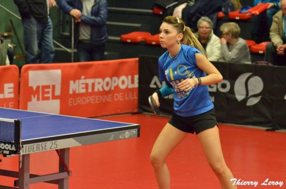 Kiesett női egyesben Szőcs Bernadette asztaliteniszező