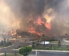 Erdőtűz pusztít a romániai turisták által is kedvelt török riviéra egy részén