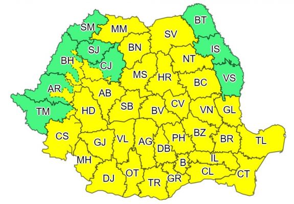 Viharos lesz az időjárás szombat estig szinte az egész országban