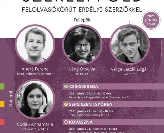 Újabb székelyföldi karavánra indulnak fiatal erdélyi írók