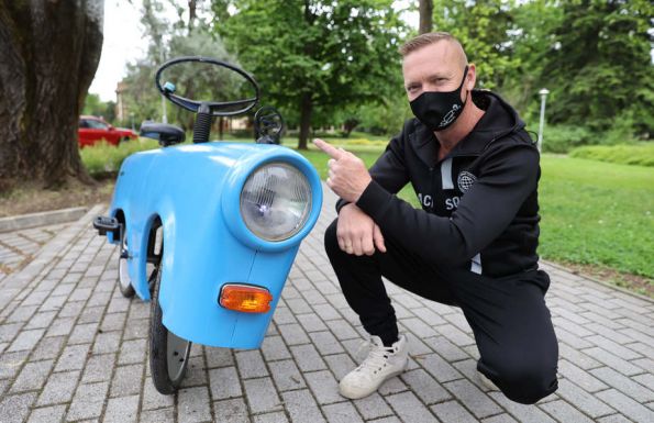 Csodájára járnak: trabant-biciklit készített egy magyar ezermester