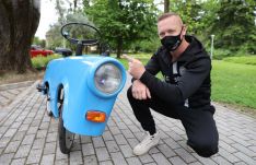Csodájára járnak: trabant-biciklit készített egy magyar ezermester