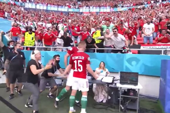 A Puskás Aréna hangulatfelelősének is emlékezetes marad Fiola gólja a franciák ellen