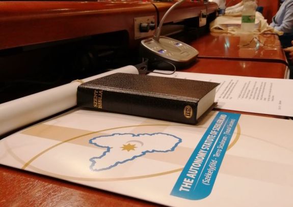 Bemutatta az Európa Tanácsban a székelyföldi autonómia-tervezetet Kulcsár-Terza József
