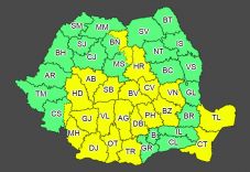 Elsőfokú viharriasztás van érvényben az ország felében