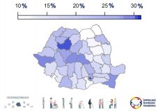A tíz legnagyobb átoltottsági arányú megyéből hét erdélyi