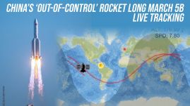 A világ nagy részét lázban tartja a Földhöz közeledő kínai rakéta