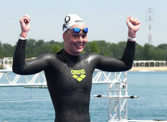 Vizes Eb - Nyíltvízi úszás: Sharon van Rouwendaal megvédte címét 5 kilométeren