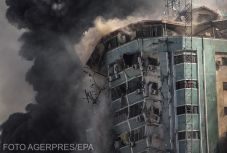 Sajtóirodáknak otthont adó toronyházat döntött romba egy izraeli légicsapás