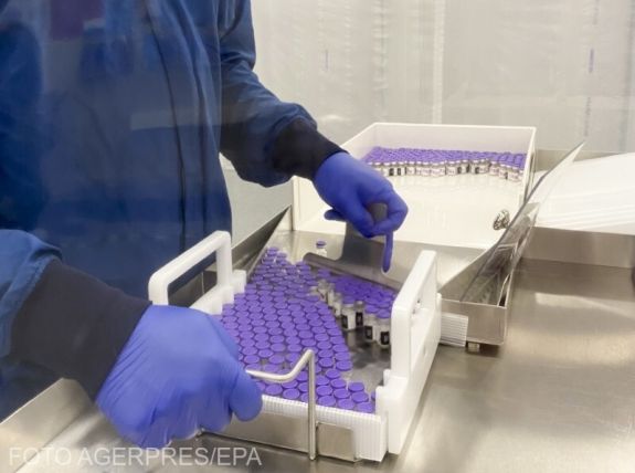 Hétfőn közel 700 ezer dózis Pfizer-BioNTech vakcina érkezik Romániába