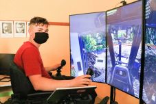 Az országban egyedülálló buldózer-szimulátor segíti a szakiskolai oktatást Nagykágyán