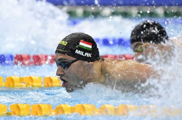 Vizes Eb: Milák Kristóf aranyérmes férfi 100 méter pillangón