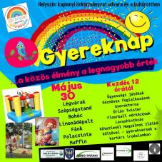 Gyermeknap alkalmából egész napos programot szerveznek Kaplonyban