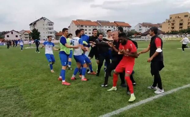 Tömegverekedés tört ki egy zilahi focimeccs végén