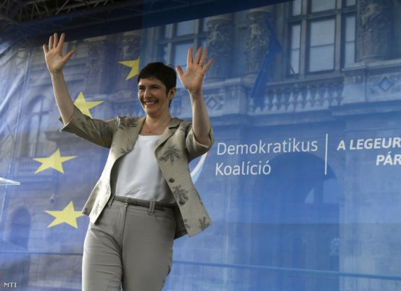 Dobrev Klára a DK miniszterelnök-jelöltje az ellenzéki előválasztáson