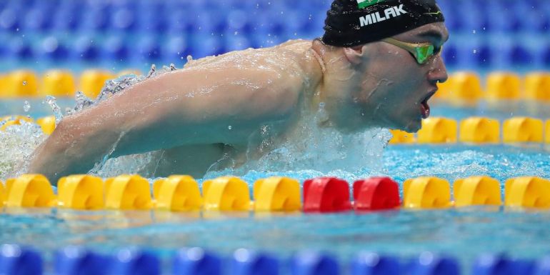 Milák Kristóf minden idők második legjobbját repesztette 200 méter pillangón