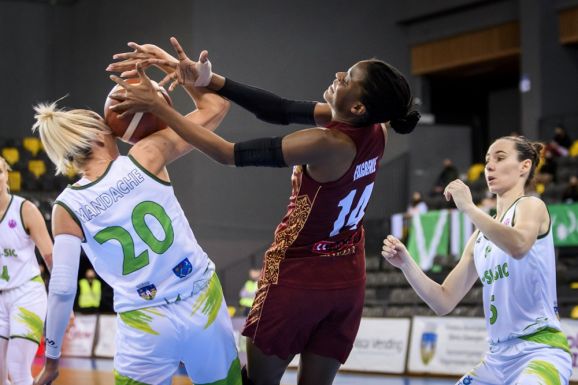 Női kosár Európa Kupa: 14 pontos vereséggel búcsúzott a Sepsi-SIC