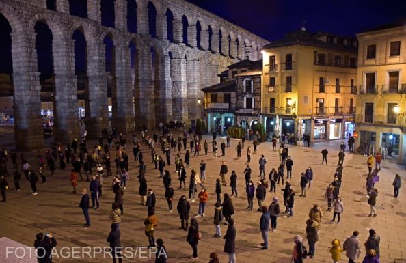 Negyven napja csökken az esetek száma Spanyolországban