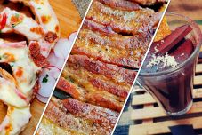 Retró melegszendvics, ropogós hasaalja brokkolisalátával és házi csokipuding a hétvégére