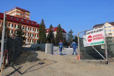 Épül a 160 férőhelyes, kétszintes parkoló a zilahi sürgősségi kórház közelében