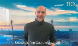 Pep Guardiola is köszöntötte a 110 éves Vasast