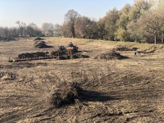 Kitakarították a sepsiszentgyörgyi állomási tavat és kisajátítanák a közepén lévő szigetet