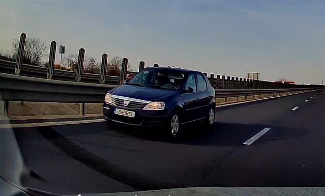 A forgalommal szemben haladt az autópályán egy Szeben megyei idős férfi (VIDEÓ)