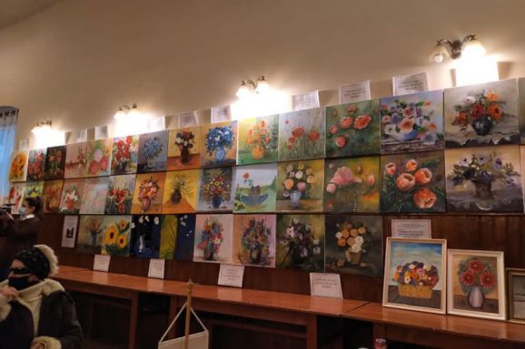 Alkotótábor után állandó kiállítást szerveznek a marosszentgyörgyi festőknek