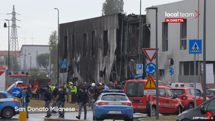 FRISSÍTVE: Lezuhant egy román repülőgép Milánó mellett, az ország egyik leggazdagabb embere halhatott meg