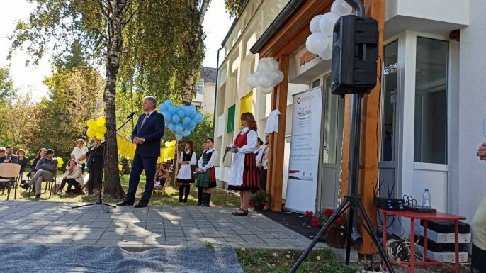 Magyar állami támogatással felújított óvodát adtak át Csíkszeredában