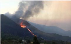 Már három hete nem csillapodik a vulkán La Palma szigetén