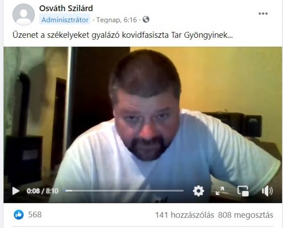 Oltásellenesség: Csibi Barna újabban a magyarellenes Şoşoacát támogatja?