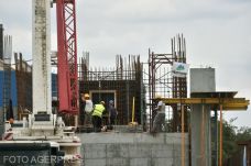 Az építőipari termelés 2,7 százalékkal nőtt az első nyolc hónapban