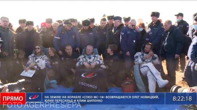 Játékfilmen dolgoznak a világűrben az oroszok