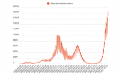 Ismét 17 ezernél több új megbetegedést és 423 halálesetet jegyeztek egy nap alatt